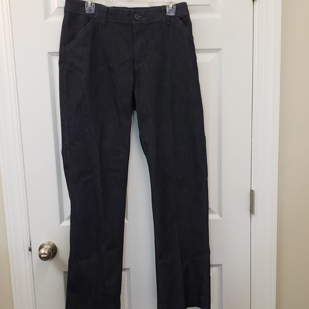 Lee, Sinfully Soft, NWOT, dress dark blue jeans, size 12 Medium